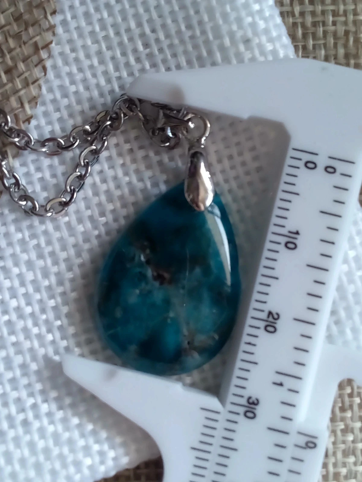 Collier en pierre naturelle d'apatite – photo 4